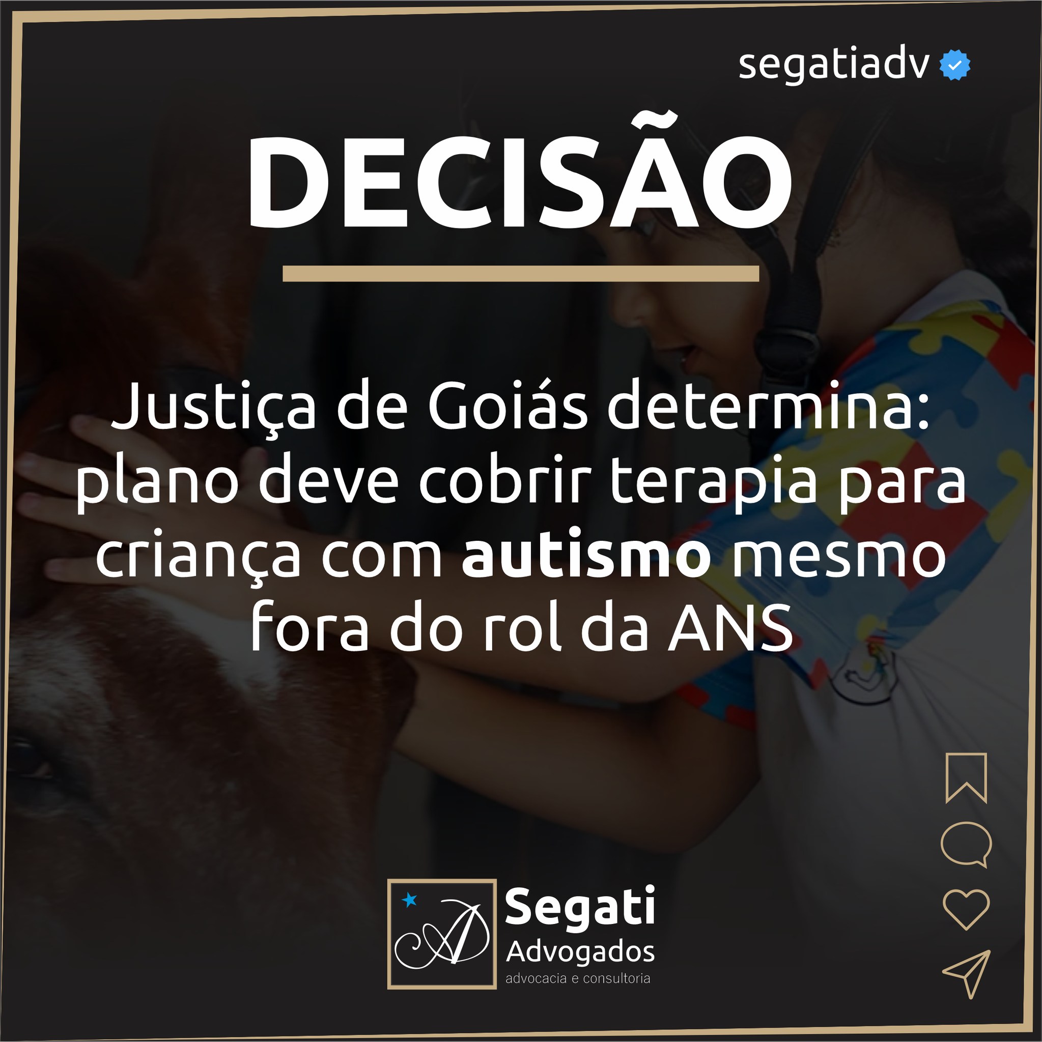 Justiça de Goiás determina: plano deve cobrir terapia para criança com autismo mesmo fora do rol da ANS
