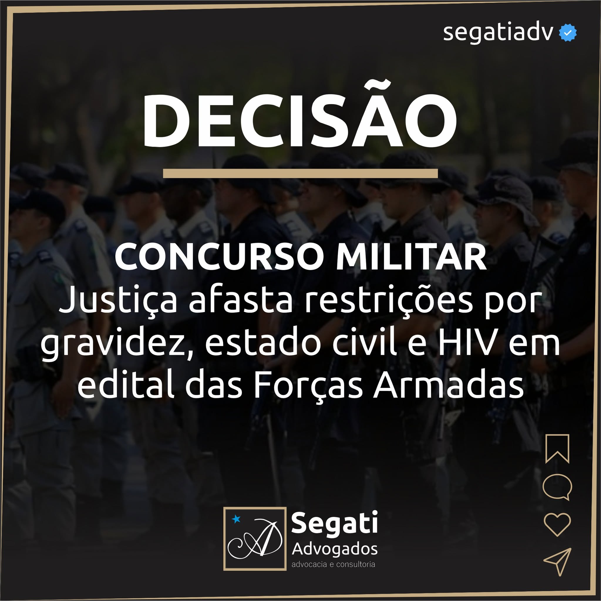 CONCURSO MILITAR - Justiça afasta restrições por gravidez, estado civil e HIV em edital das Forças Armadas
