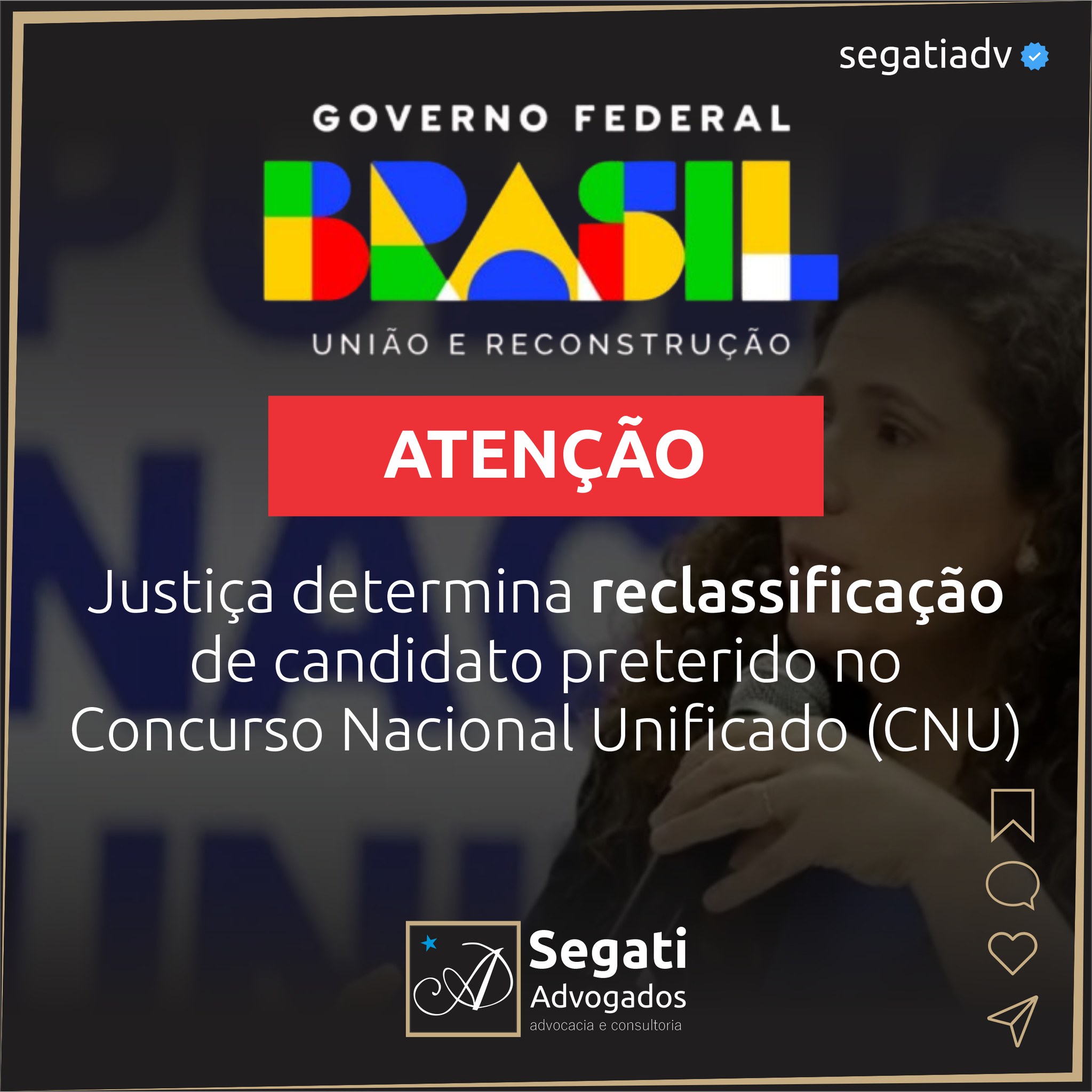 Justiça determina reclassificação de candidato preterido no Concurso Nacional Unificado (CNU)