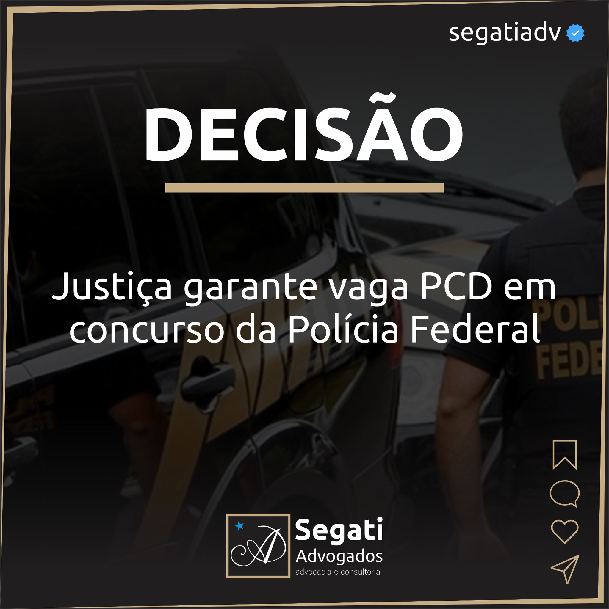 Justi&ccedil;a garante vaga PCD em concurso da Pol&iacute;cia Federal